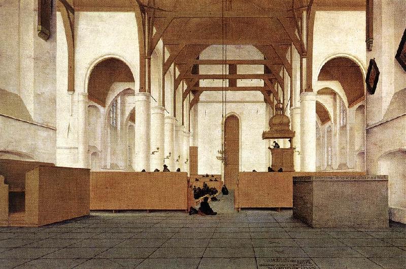 Pieter Jansz Saenredam Interior of the Church of St Odulphus, Assendelft